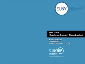 Invent   Bullet point goes here   Bullet point goes here  SUNY-AIR (Academic Industry