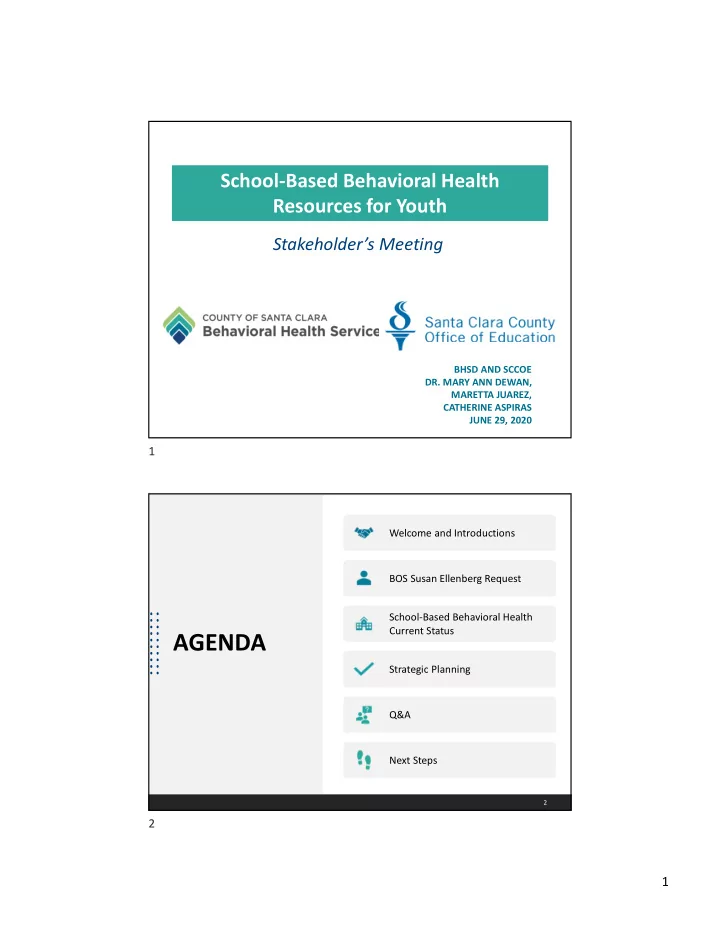 agenda
