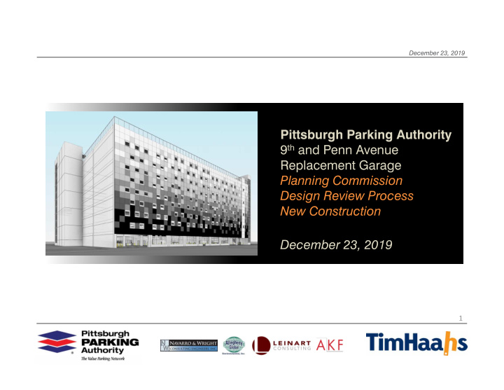 pittsburgh parking authority 9 th and penn avenue