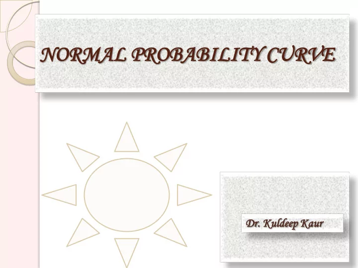 no normal rmal pr probability obability cur urve ve