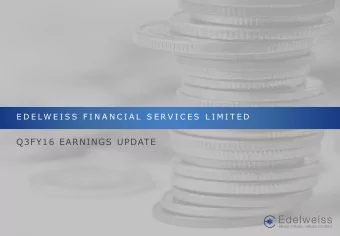 Q3FY16 EARNINGS UPDATE  C O N T E N T S  FINANCIAL HIGHLIGHTS  1  BUSINESS HIGHLIGHTS  2