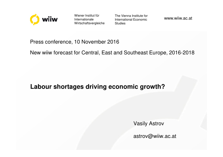 labour shortages driving economic growth