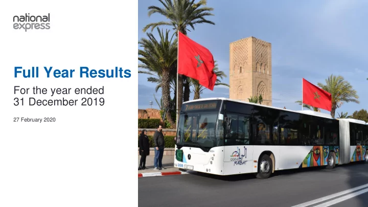 full year results