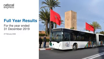 Full Year Results  For the year ended  31 December 2019  27 February 2020  Cautionary statement
