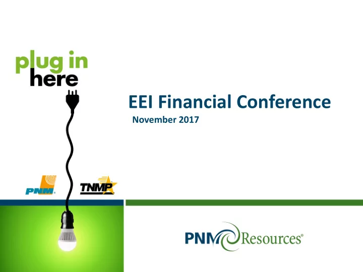 eei financial conference