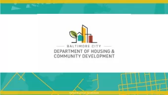 Michael Braverman, Commissioner  FY20 - FY25 CAPITAL IMPROVEMENT PROGRAM REQUESTS  A New Era of