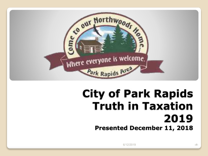 city of park rapids