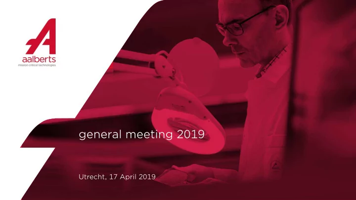 general meeting 2019
