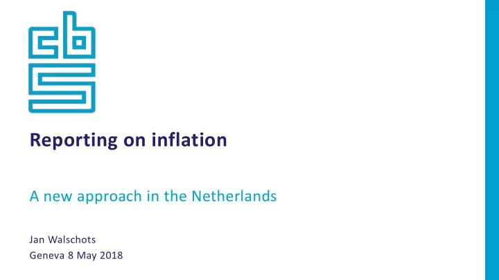 reporting on inflation