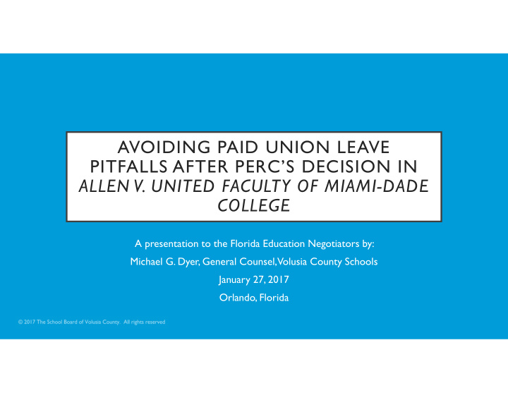 avoiding paid union leave pitfalls after perc s decision