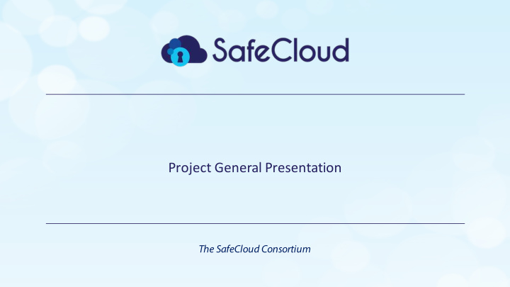 project general presentation