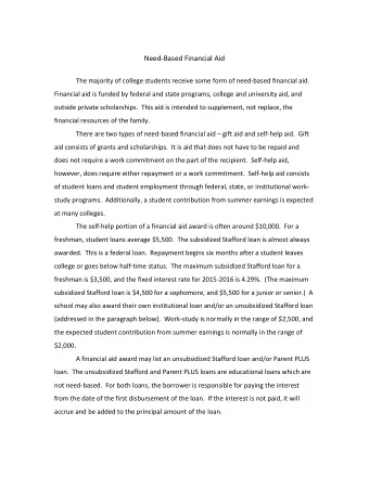 The  majority  of  college  students  receive  some  form  of