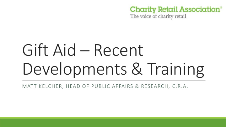 gift aid recent