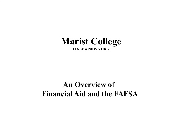 marist college