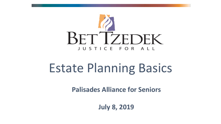 estate planning basics