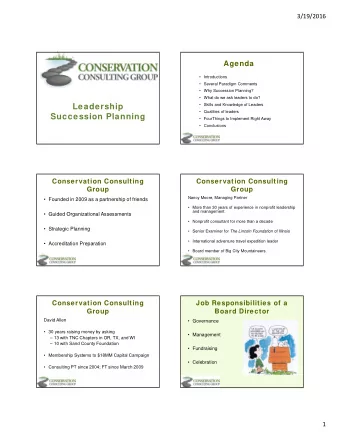 Leadership   Skills and Knowledge of Leaders   Qualities of leaders  Succession Planning