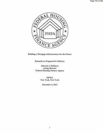 we must consider what types of  changes are necessary to bring private capital back to the  housing