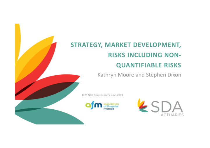 strategy market development risks including non