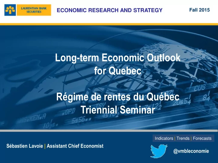 long term economic outlook