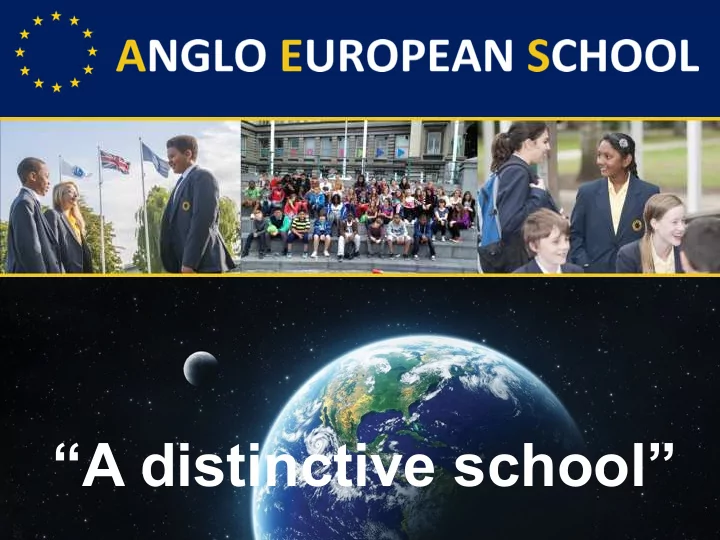 a distinctive school who we are
