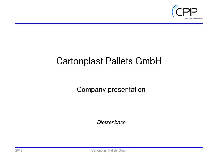 cartonplast pallets gmbh