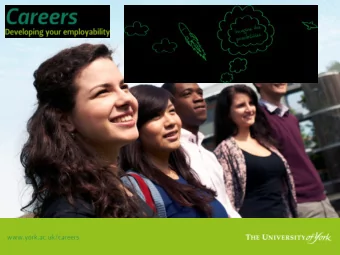 Work Experience &amp; Internships  Learning outcomes  To develop your understanding of the: