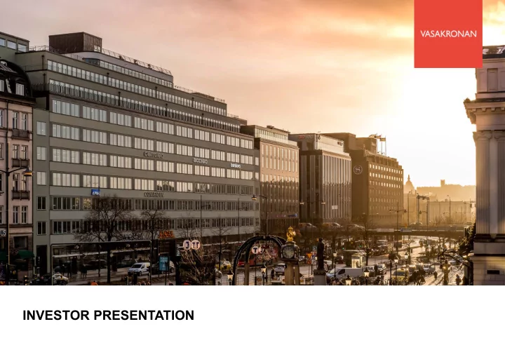 investor presentation disclaimer
