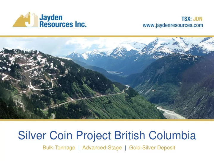 silver coin project british columbia
