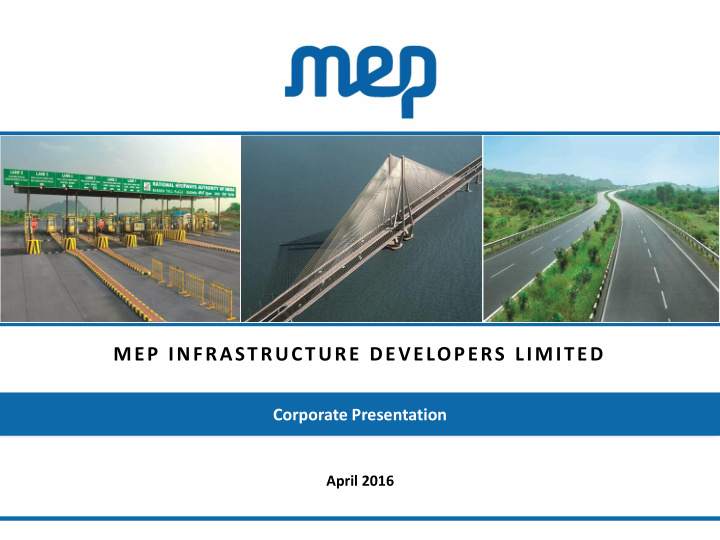 mep infrastructure developers limited