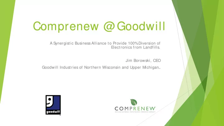 comprenew goodwill