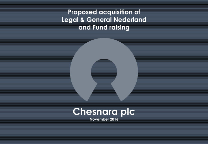 chesnara plc