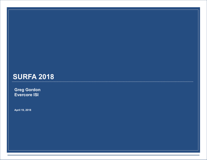 surfa 2018