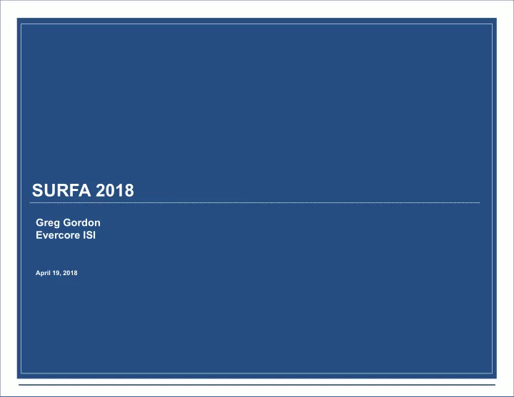 surfa 2018