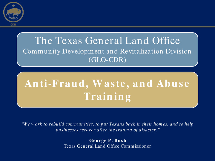 the texas general land office