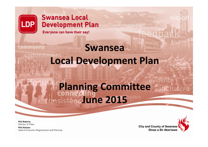 swansea local development plan planning committee june