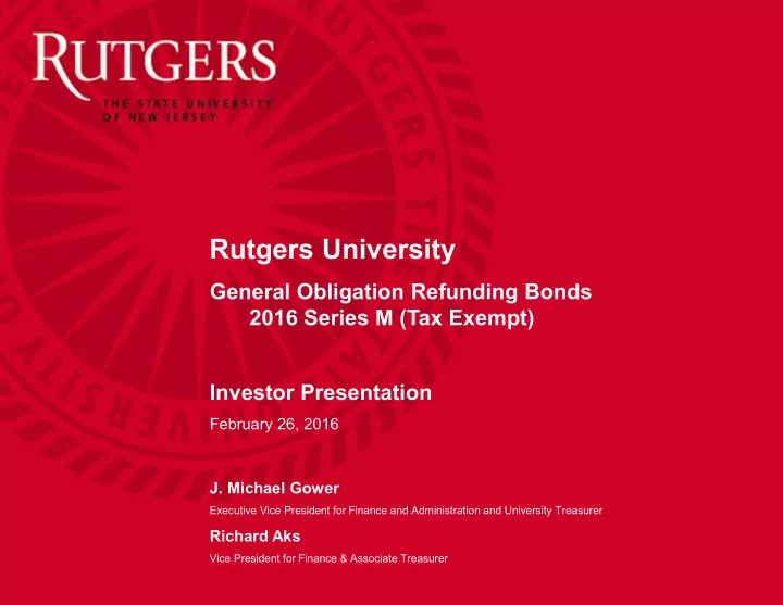 rutgers university