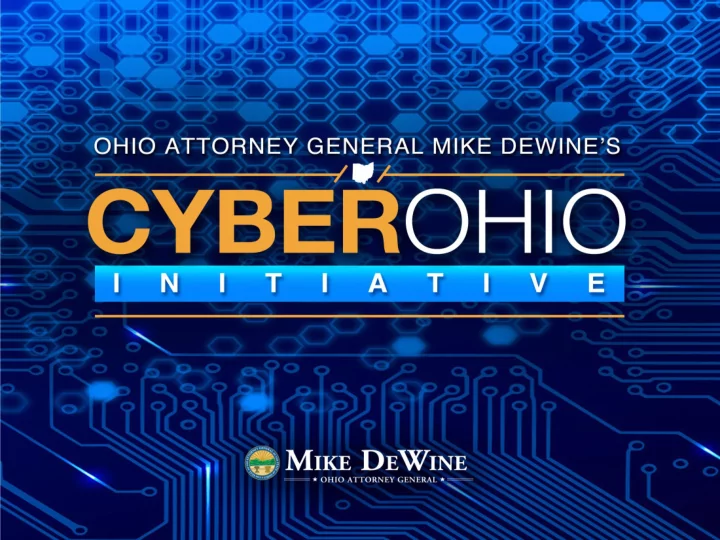 purpose to help ohio businesses fight back against data