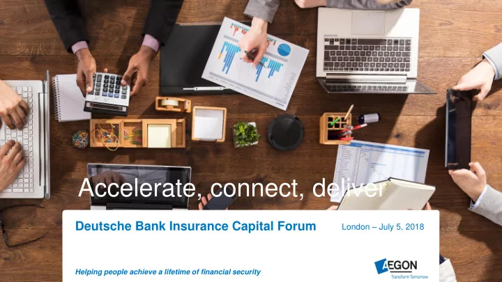 accelerate connect deliver