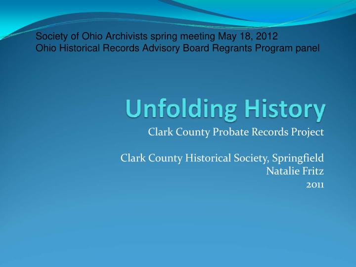 clark county probate records project clark county