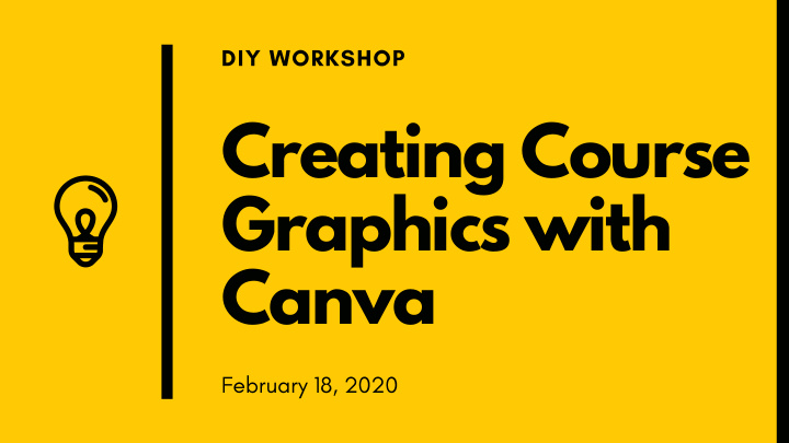 creating course graphics with canva