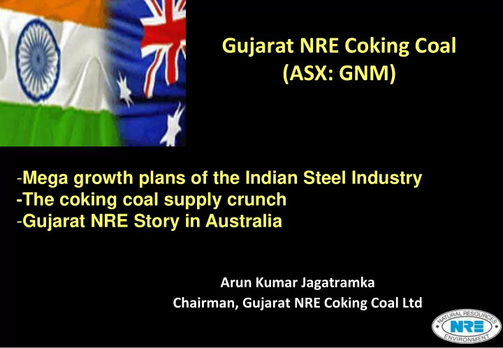 gujarat nre coking coal asx gnm