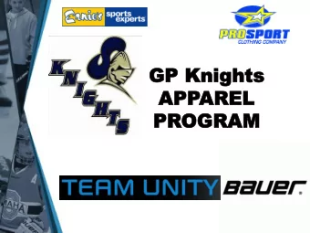 APP  APPAR  AREL  EL  PR  PROGRAM  OGRAM    Hello and welcome to the 2015/16 Season!  As you