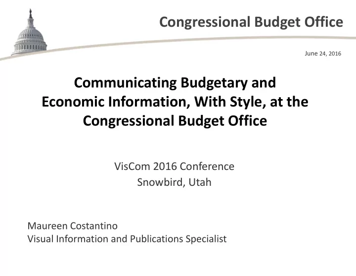 congressional budget office