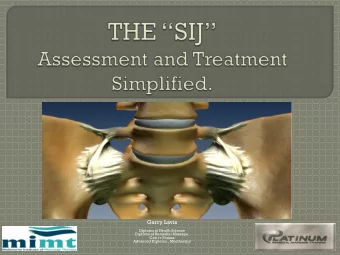 Garry Lavis  Diploma of Health Science  Diploma of Remedial Massage.  Cert iv Fitness  Advanced