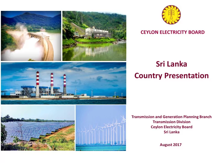 sri lanka country presentation