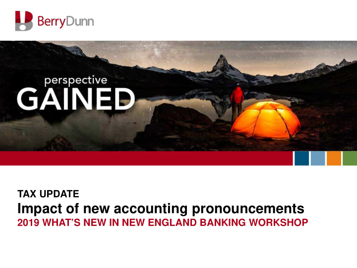 impact of new accounting pronouncements