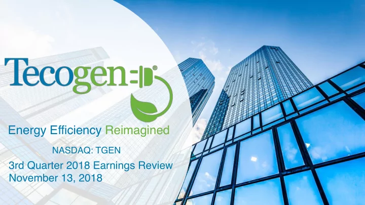 energy efficiency reimagined