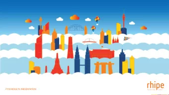 FY18 RESULTS PRESENTATION  DISCLAIMER  This presentation has been prepared by rhipe Limited ACN 112