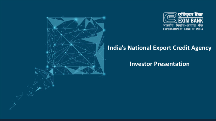 india s national export credit agency investor