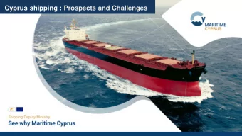 Key Economic Sectors  Cyprus  Economy  Cyprus : A maritime nation   Shipping is historically one